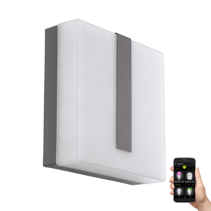 Eglo - Iluminação de parede exterior LED com regulação TORAZZA-C LED/14W/230V IP44