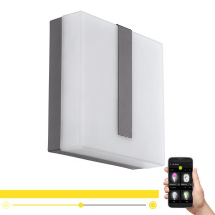 Eglo - Iluminação de parede exterior LED com regulação TORAZZA-C LED/14W/230V IP44