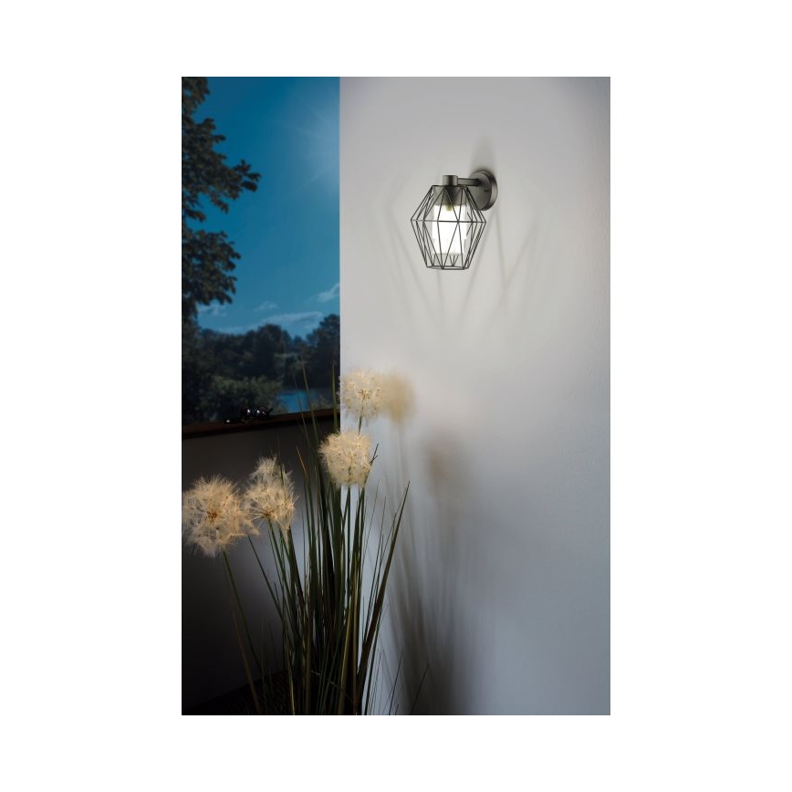 Eglo - Luz de parede de exterior 1xE27/60W/230V IP44