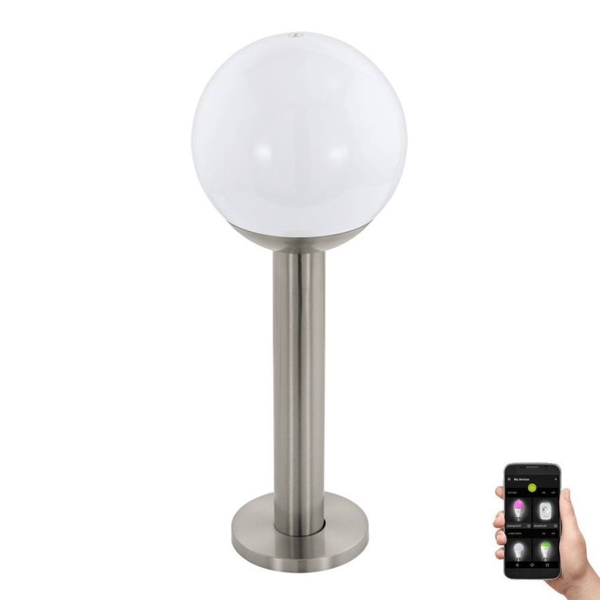 Eglo - Candeeiro exterior LED com regulação NISIA-C 1xE27/9W/230V 525 mm IP44