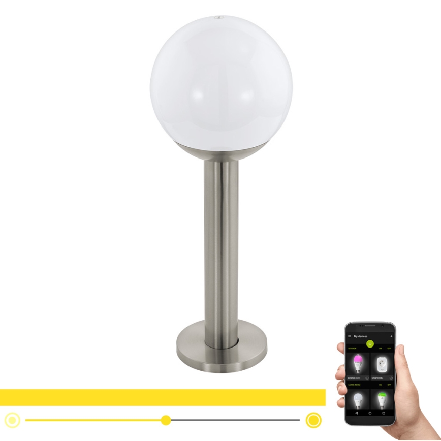 Eglo - Candeeiro exterior LED com regulação NISIA-C 1xE27/9W/230V 525 mm IP44