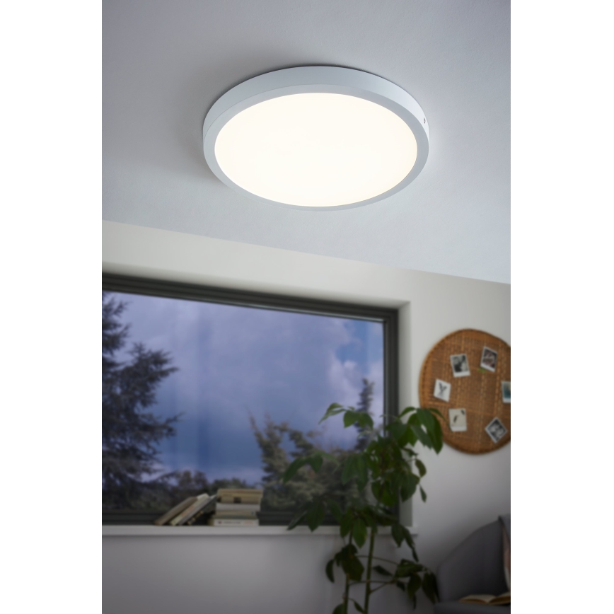 Eglo - Luz de teto LED 1xLED/25W/230V branco redondo 2500 lm