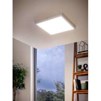 Eglo - Luz de teto LED 1xLED/25W/230V branco angular 2500 lm