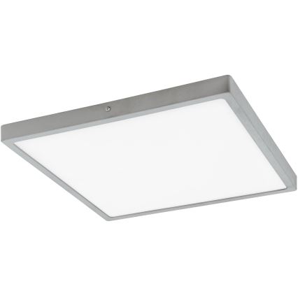 Eglo - Luz de teto LED 1xLED/25W/230V prata angular