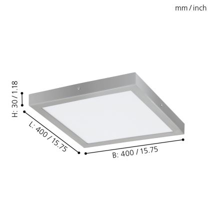 Eglo - Luz de teto LED 1xLED/25W/230V 4000K