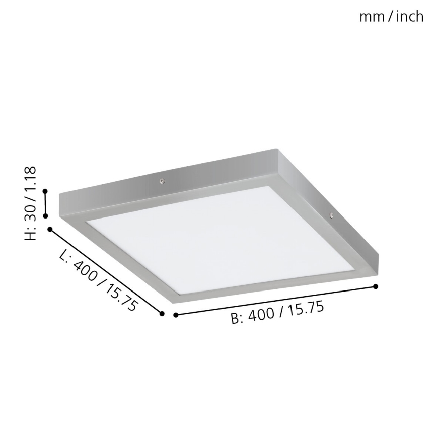 Eglo - Luz de teto LED 1xLED/25W/230V 4000K