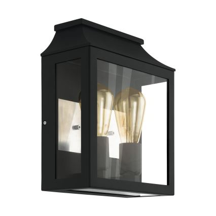 Eglo - Luz de parede de exterior 2xE27/60W/230V IP44