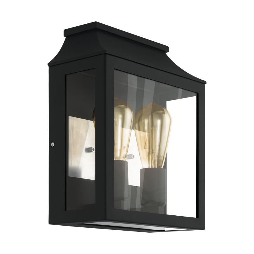 Eglo - Luz de parede de exterior 2xE27/60W/230V IP44