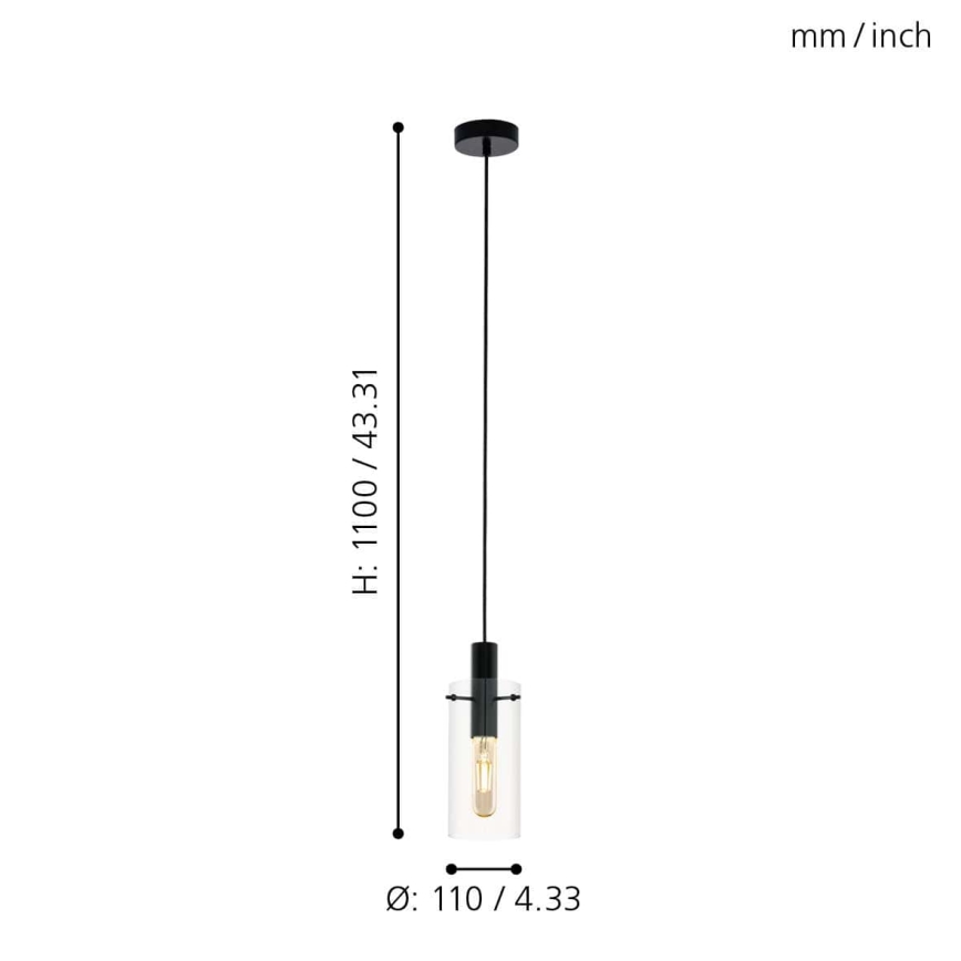 Eglo - Candelabro num fio 1xE27/60W/230V