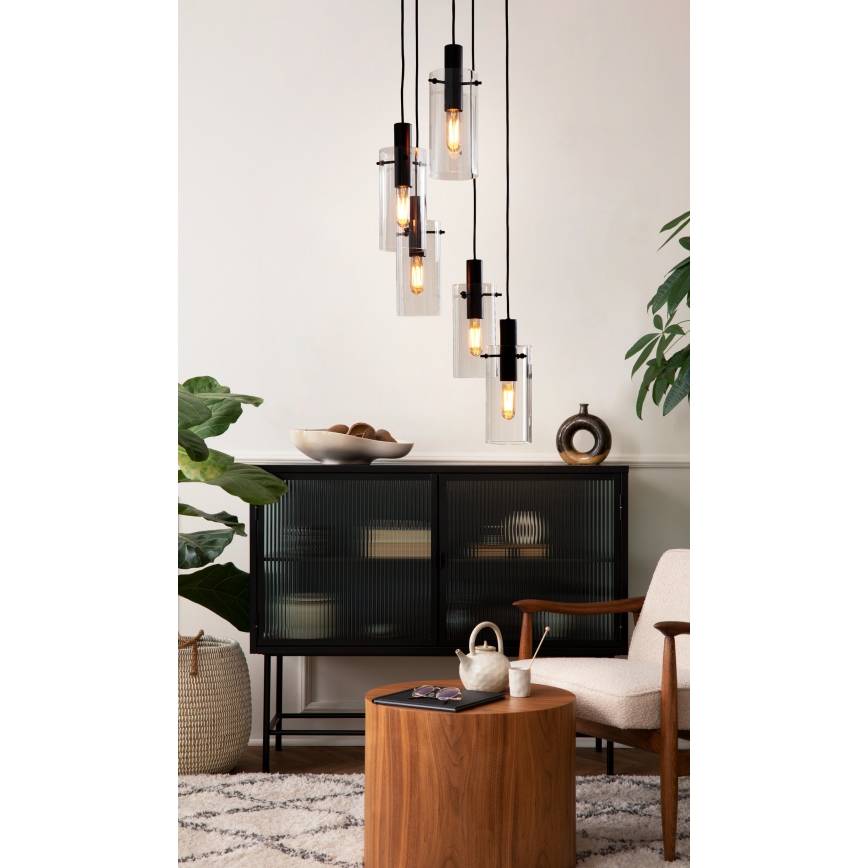 Eglo - Candelabro num fio 5xE27/60W/230V