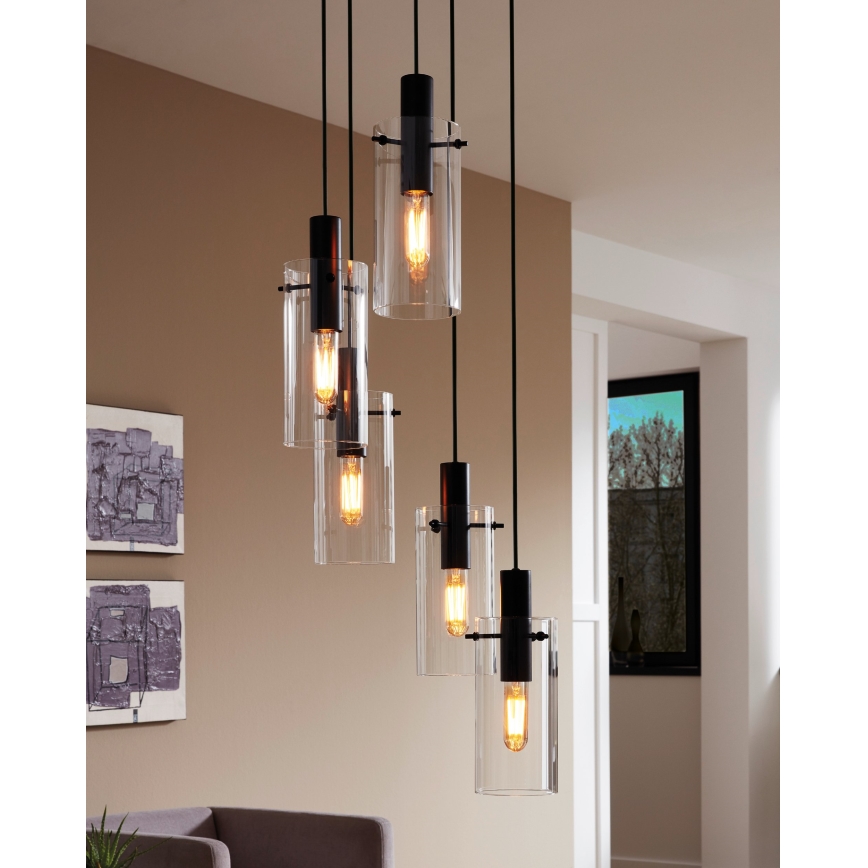 Eglo - Candelabro num fio 5xE27/60W/230V