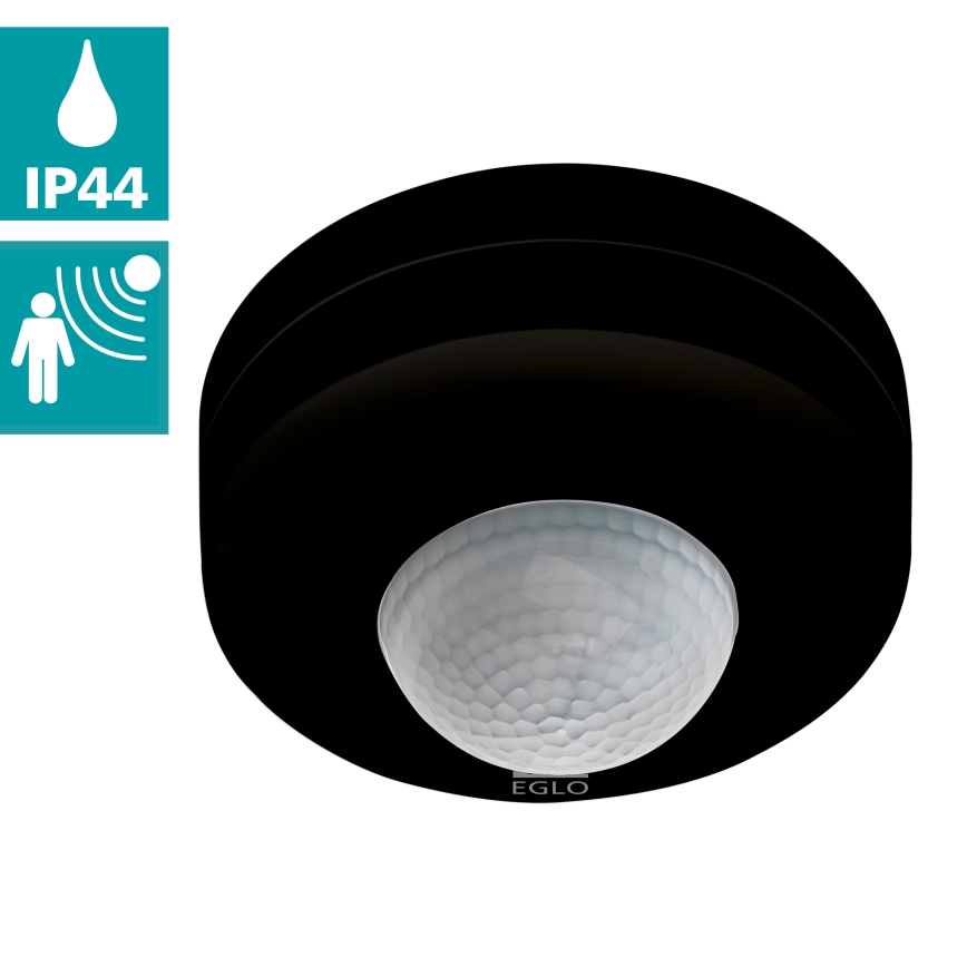 Eglo - Sensor de movimento de exterior 12 m preto IP44