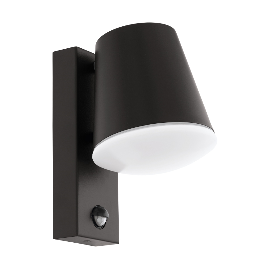 Eglo - Luz de parede de exterior com sensor 1xE27/10W/230V IP44