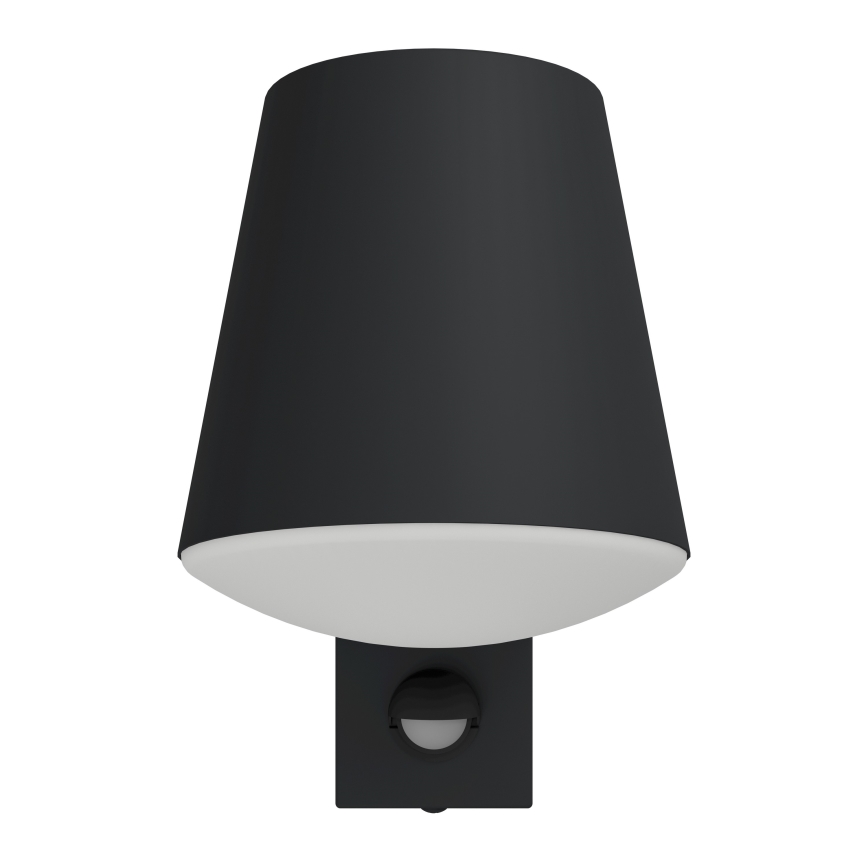 Eglo - Luz de parede de exterior com sensor 1xE27/10W/230V IP44