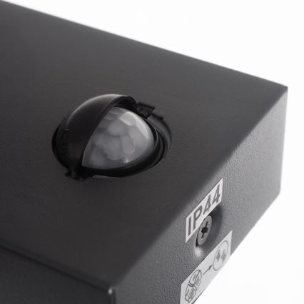 Eglo - Luz de parede de exterior com sensor 1xE27/10W/230V IP44