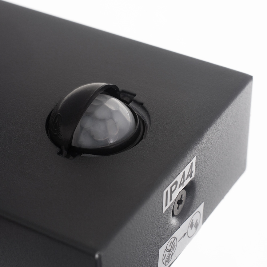 Eglo - Luz de parede de exterior com sensor 1xE27/10W/230V IP44