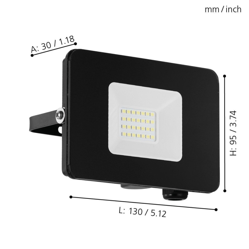 Eglo - Holofote LED LED/20W/230V IP65