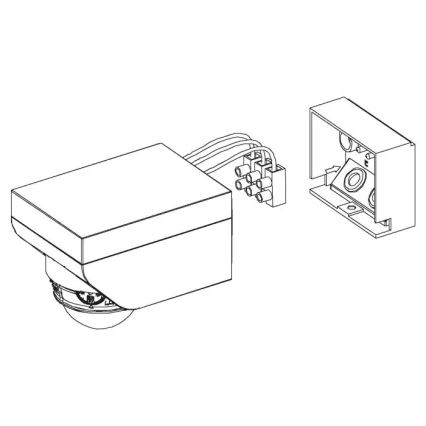 Eglo - Sensor de movimento de exterior 1m branco IP44