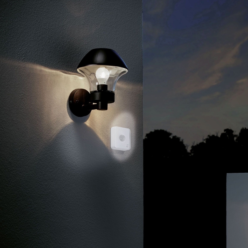 Eglo - Sensor de movimento ao ar livre CONNECT SENSOR 12 m 3xAA branco IP44