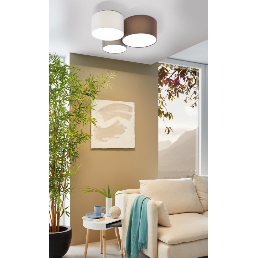 Eglo - Luz de teto 3xE27/60W/230V