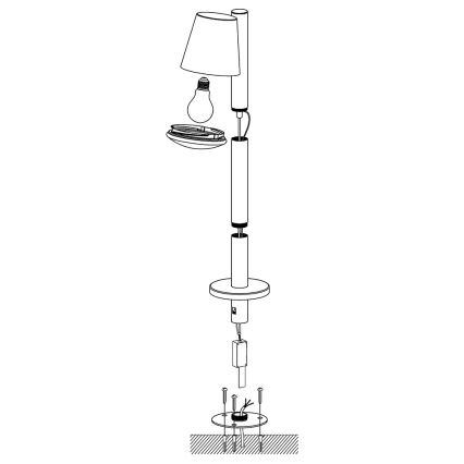 Eglo - LED RGB Regulação exterior candeeiro CALDIERO-C 1xE27/9W/230V antracite IP44