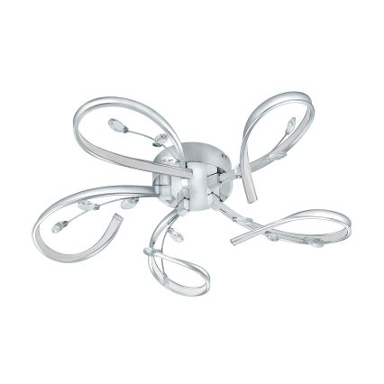 Eglo - Candelabro integrado de cristal LED 5xLED/6,6W/230V