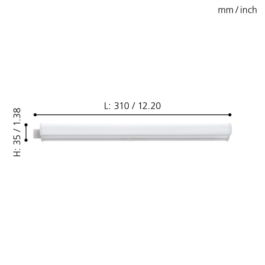 Eglo - Luz de fundo de armário de cozinha LED LED/3,2W/230V