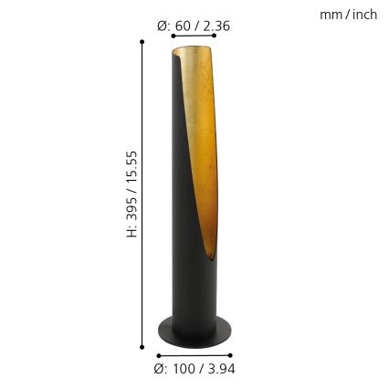 Eglo - Candeeiro de mesa LED 1xGU10/4,5W/230V