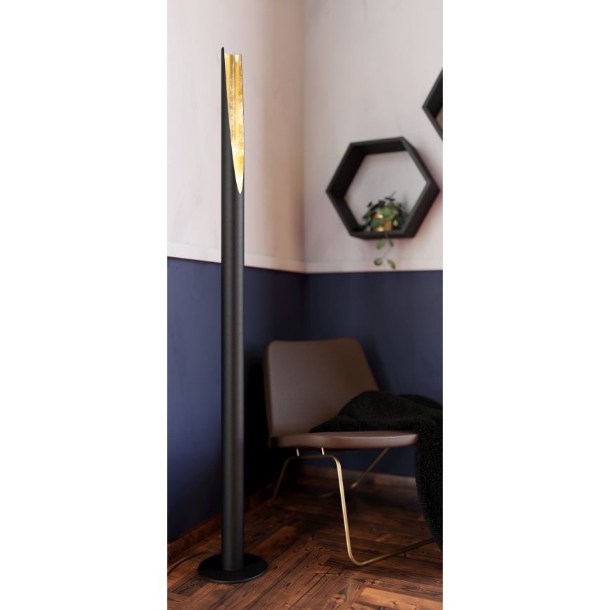 Eglo - Candeeiro de chão LED 1xGU10/4,5W/230V preto