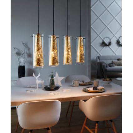 Eglo - Candelabro num fio 4xE27/60W/230V