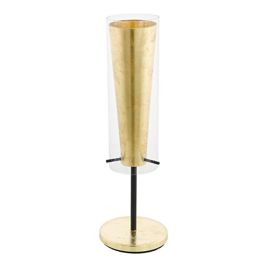 Eglo 97654 - Lâmpada de mesa PINTO GOLD 1xE27/60W/230V