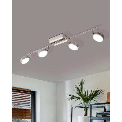 Eglo - LED RGB Foco com regulação CORROPOLI-C 4xLED/5W/230V