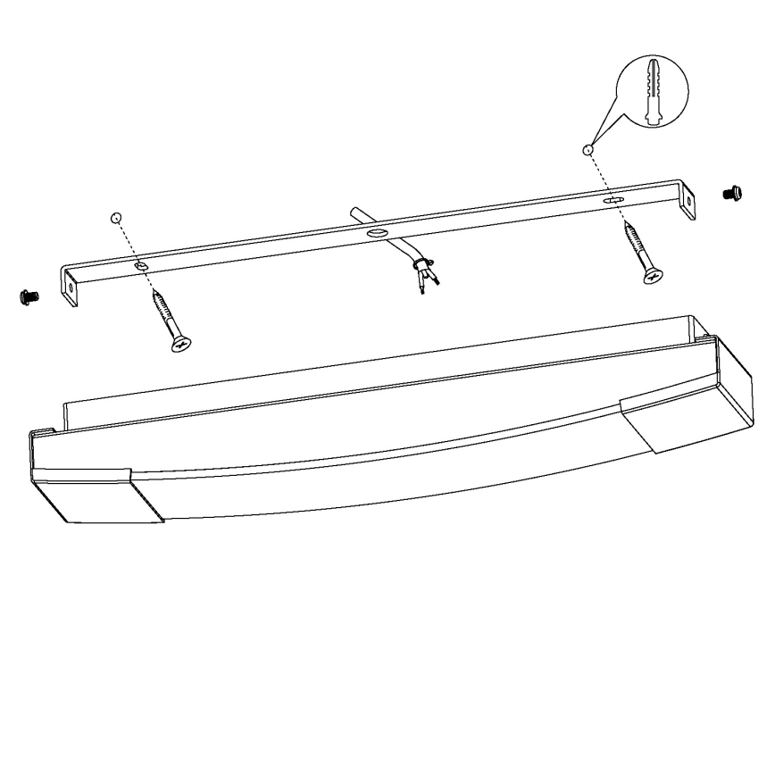 Eglo - Iluminação de espelho de casa de banho LED LED/8,3W/230V IP44