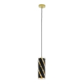 Eglo 97766 - Candelabro num fio PINTO NERO 1 1xE27/60W/230V