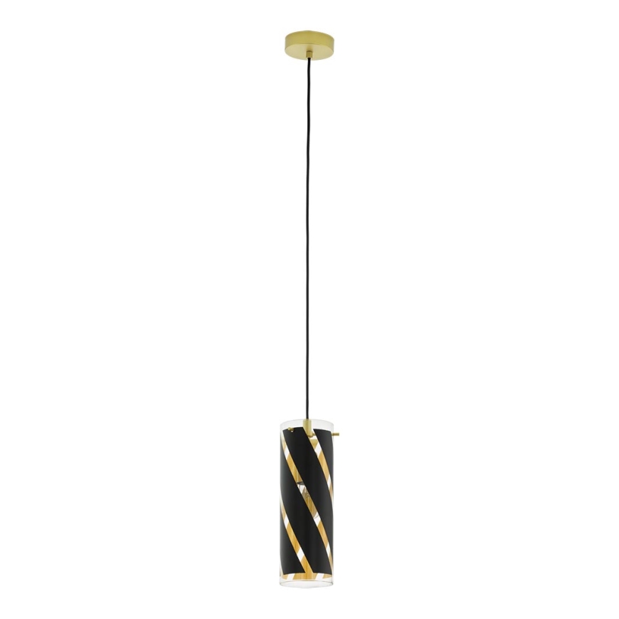 Eglo 97766 - Candelabro num fio PINTO NERO 1 1xE27/60W/230V