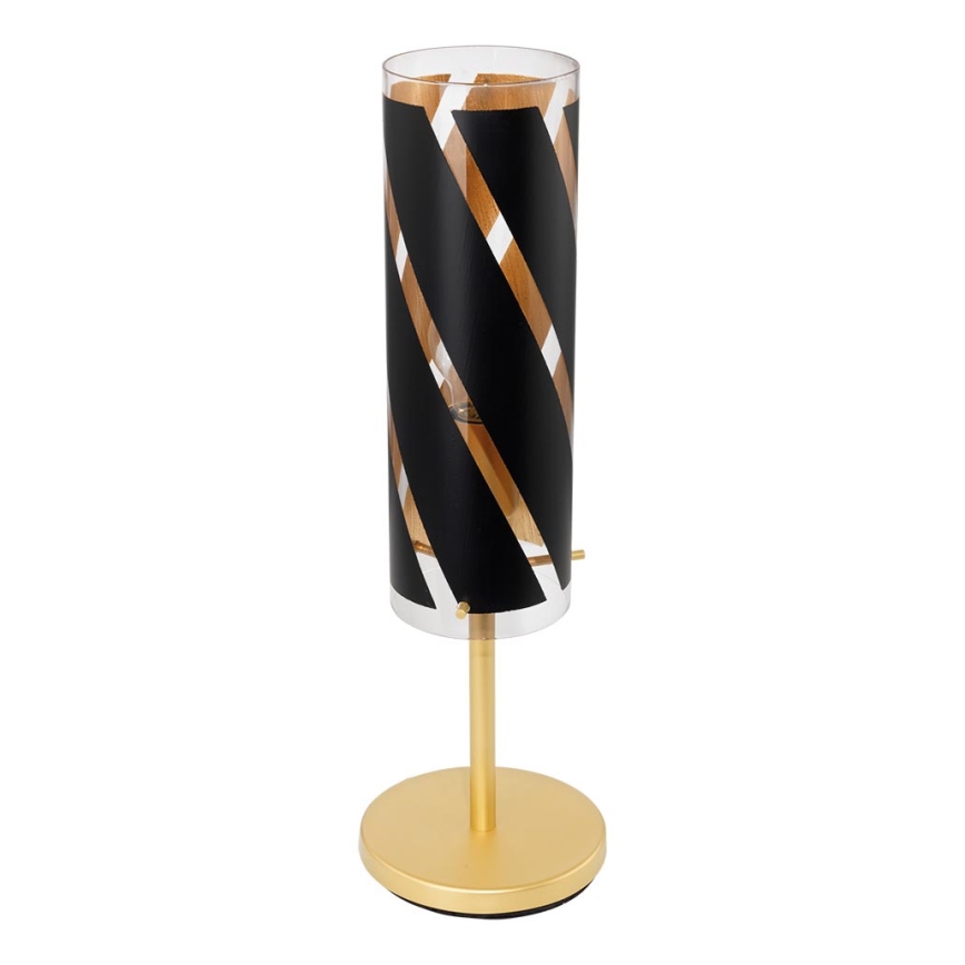 Eglo 97769 - Lâmpada de mesa PINTO NERO 1 1xE27/60W/230V