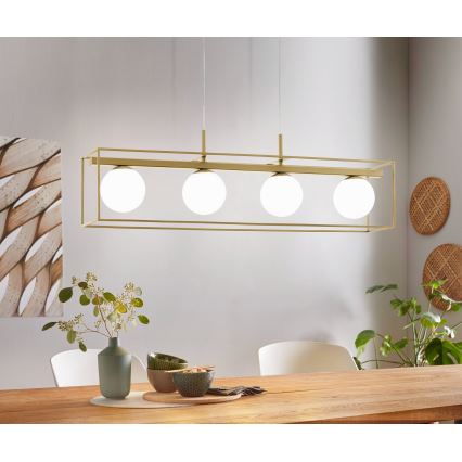 Eglo - Candelabro num fio 4xE14/40W/230V