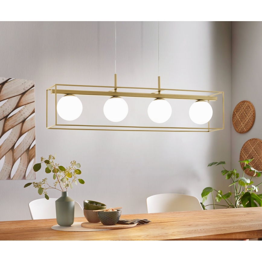 Eglo - Candelabro num fio 4xE14/40W/230V