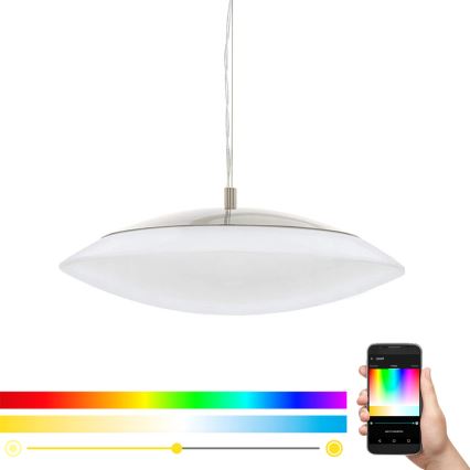 Eglo 97812 - Candelabro suspenso LED RGB com regulação FRATTINA-C 1xLED/27W/230V