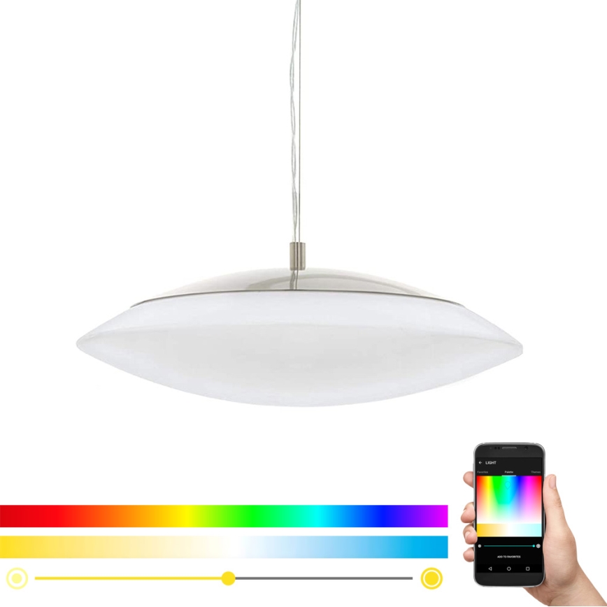 Eglo 97812 - Candelabro suspenso LED RGB com regulação FRATTINA-C 1xLED/27W/230V