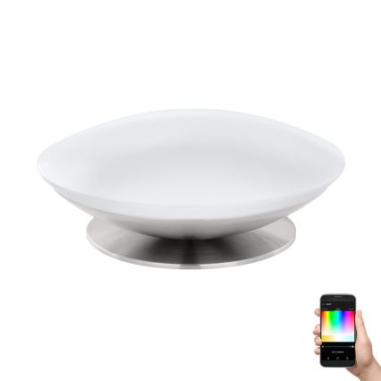 Eglo 97813 - Candeeiro de mesa LED RGB com regulação FRATTINA-C 1xLED/18W/230V