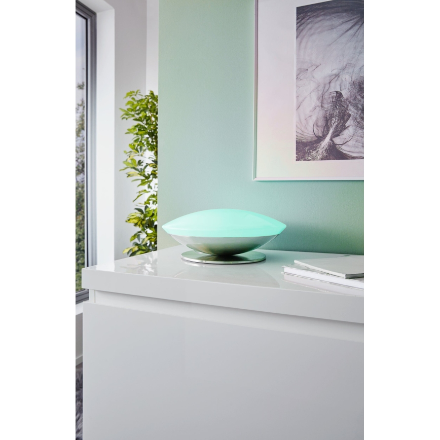 Eglo 97813 - Candeeiro de mesa LED RGB com regulação FRATTINA-C 1xLED/18W/230V