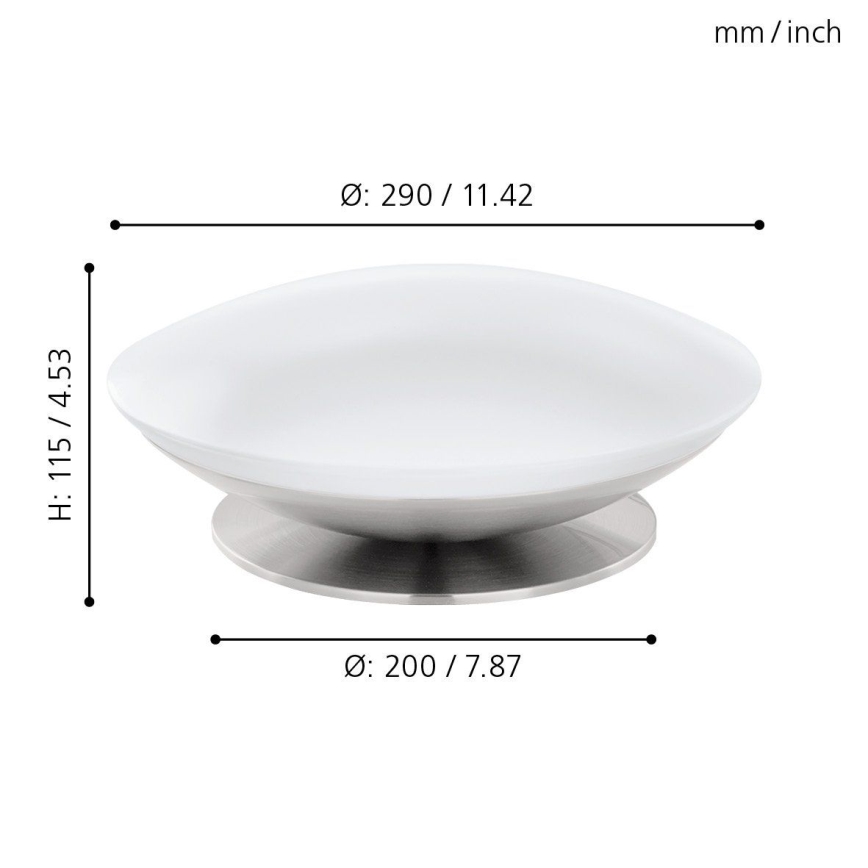 Eglo 97813 - Lâmpada de mesa LED RGB regulável FRATTINA-C 1xLED/18W/230V