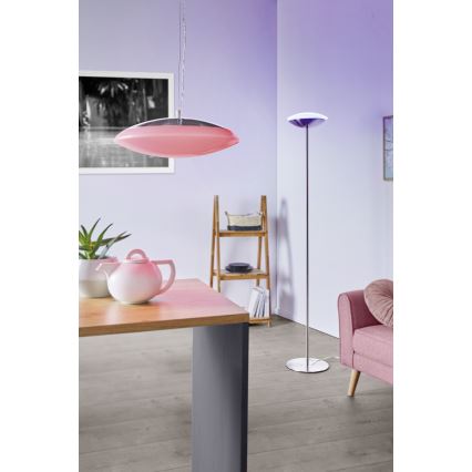 Eglo 97814 - Candeeiro de pé LED RGB regulável FRATTINA-C 1xLED/18W/230V