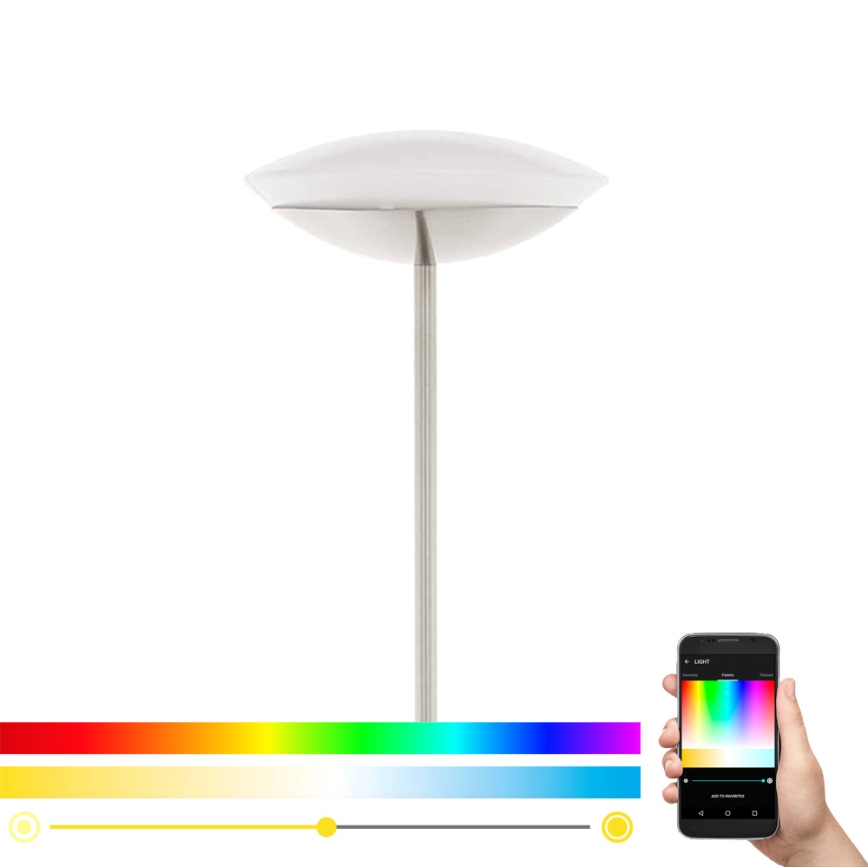 Eglo 97814 - Candeeiro de pé LED RGB regulável FRATTINA-C 1xLED/18W/230V