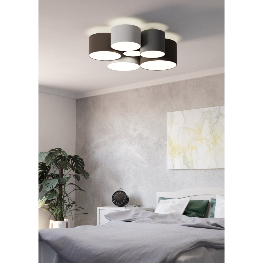 Eglo - Luz de teto 6xE27/40W/230V
