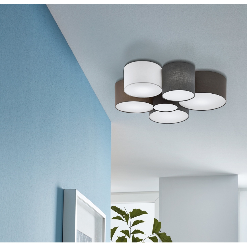 Eglo - Luz de teto 6xE27/40W/230V