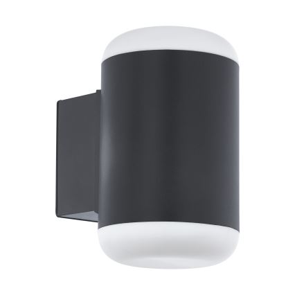 Eglo 97844 - Luz de parede de exterior MERLITO 1xE27/10W/230V preto antigo IP44