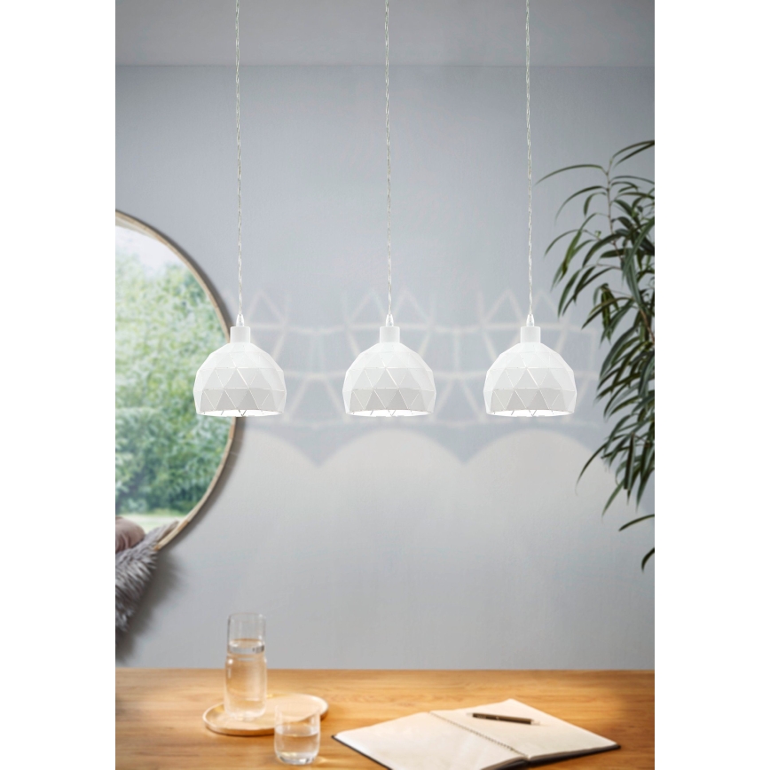 Eglo - Candelabro num fio 3xE14/40W/230V
