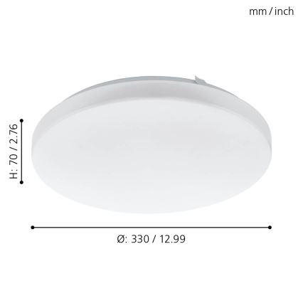 Eglo - Iluminação de teto LED LED/14,6W/230V